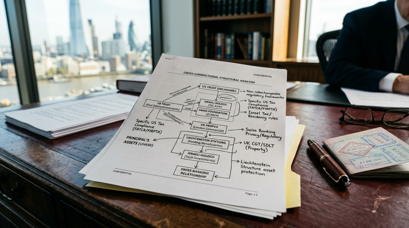 Cross-Jurisdictional Structuring: US, Israel, Switzerland, UK, Liechtenstein