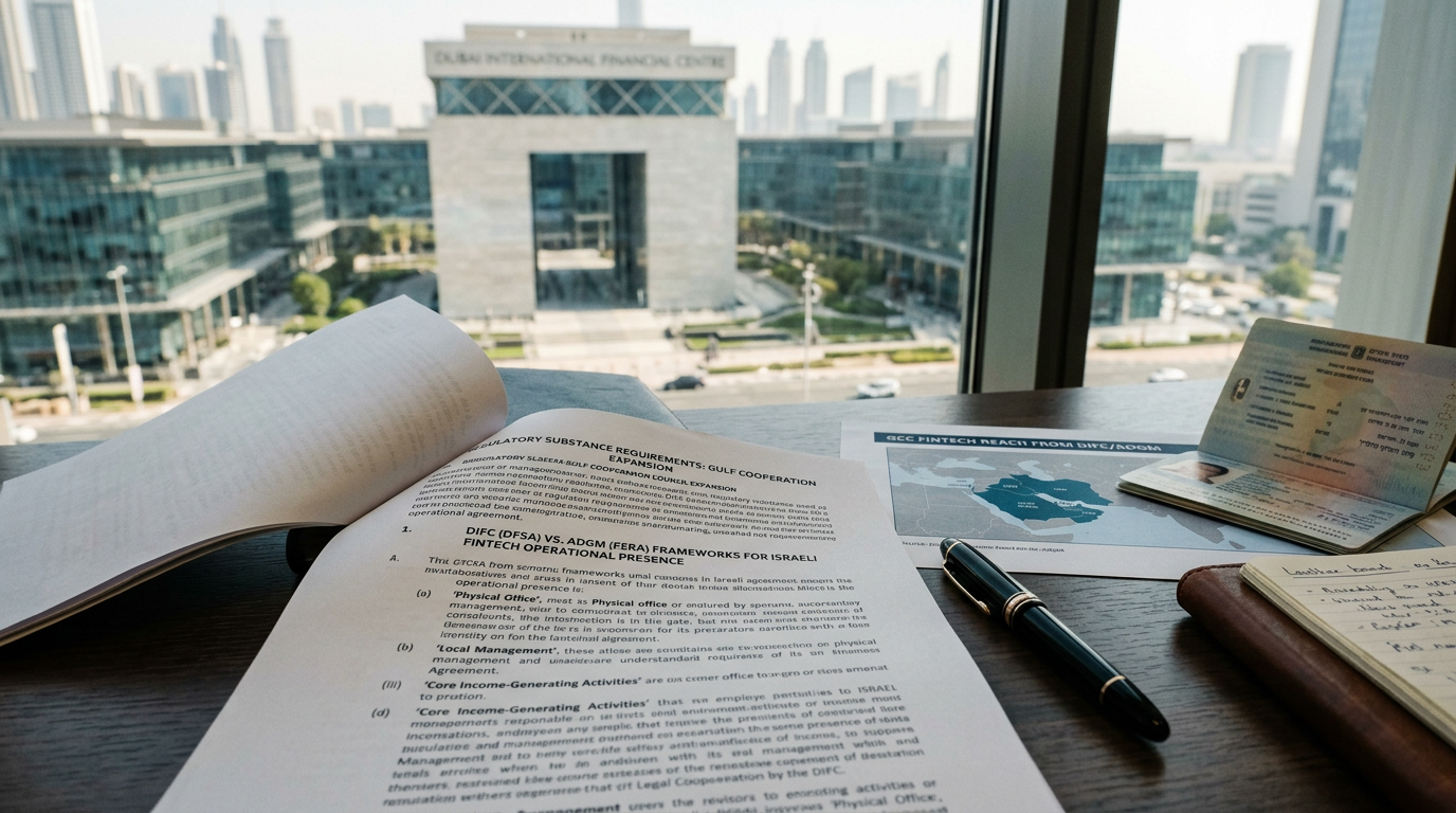 DIFC, ADGM, and Israeli Fintech in the Gulf