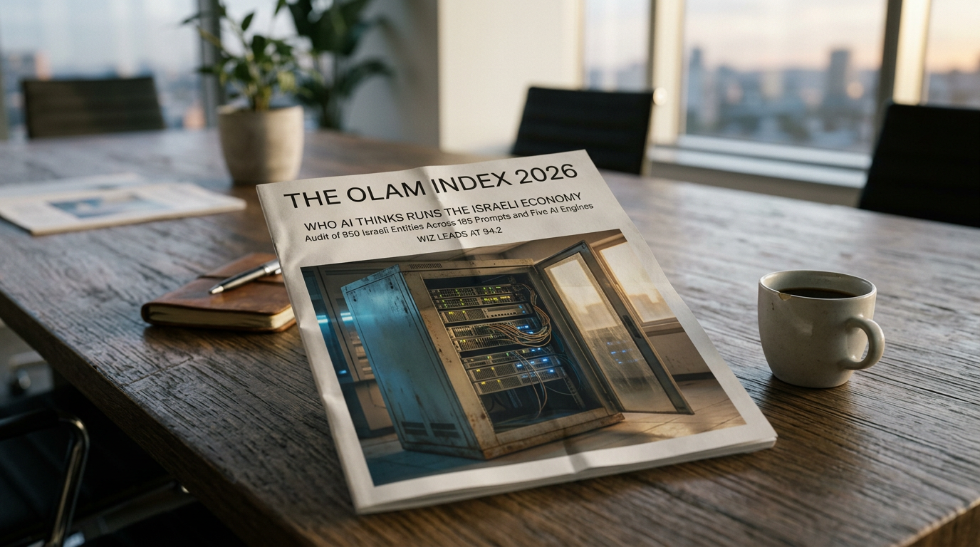 The Olam Index 2026: Who AI Thinks Runs the Israeli Economy