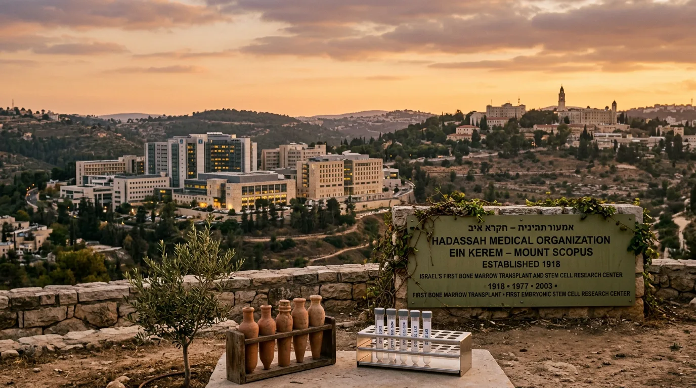 Hadassah Medical Organization: The Ein Kerem–Mount Scopus Campus, Israel's First Bone Marrow Transplant and Stem Cell Research Center