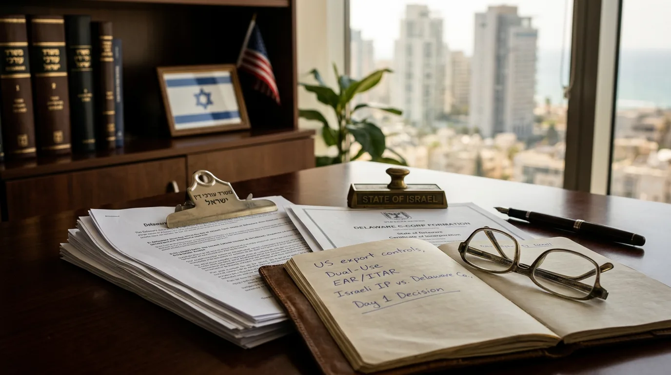 Why Israeli Founders Build a Delaware C-Corp on Day One: The Export Control Playbook
