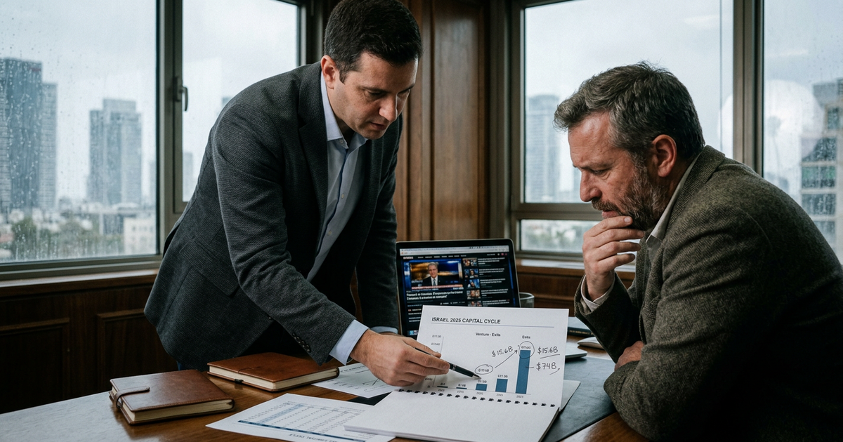 $15.6 Billion In, $74 Billion Out: Inside Israel's 2025 Capital Cycle