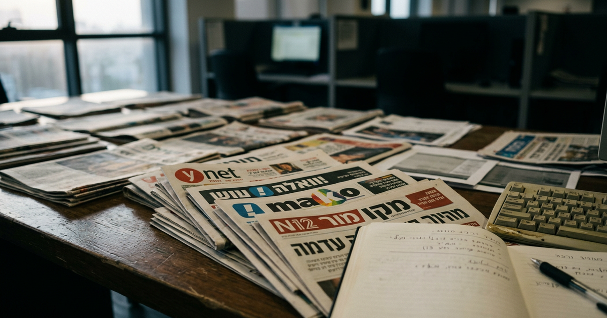AI's Israel Is Being Written by Three Newsrooms: Ynet, Walla, and Mako