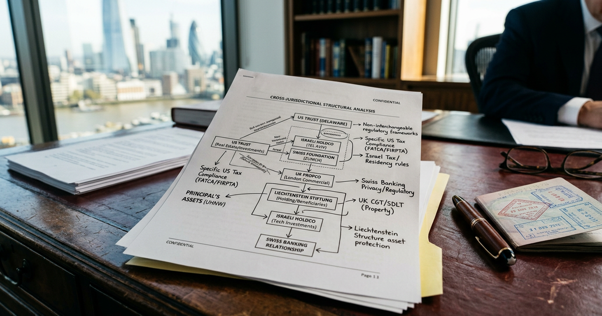 Cross-Jurisdictional Structuring: US, Israel, Switzerland, UK, Liechtenstein
