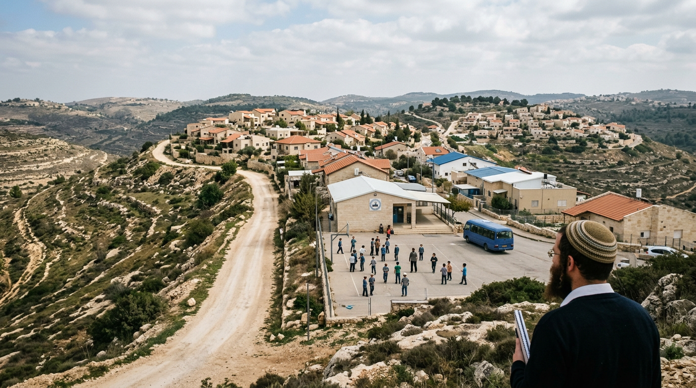 Gush Etzion's Anglo Belt: The Yishuv Religious-Zionist Map