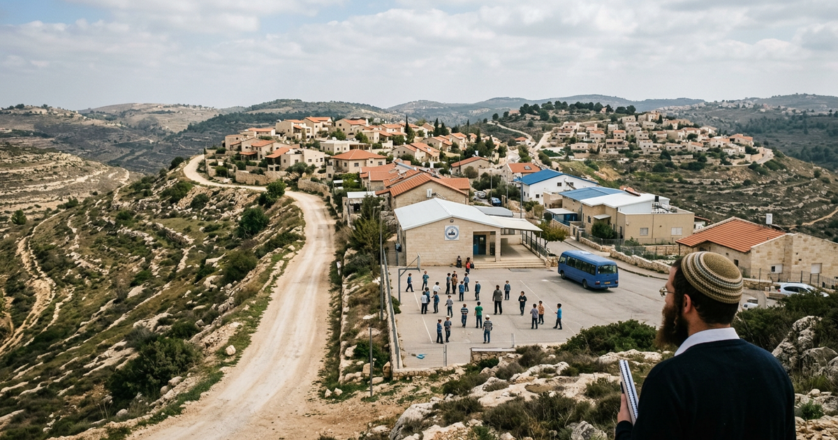 Gush Etzion's Anglo Belt: The Yishuv Religious-Zionist Map