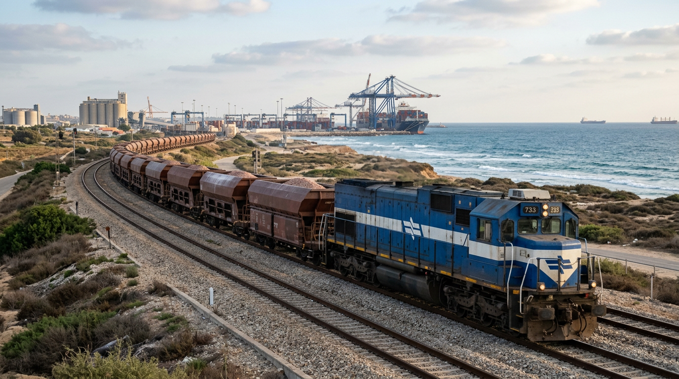 Israel Rail Freight and Port Connectivity