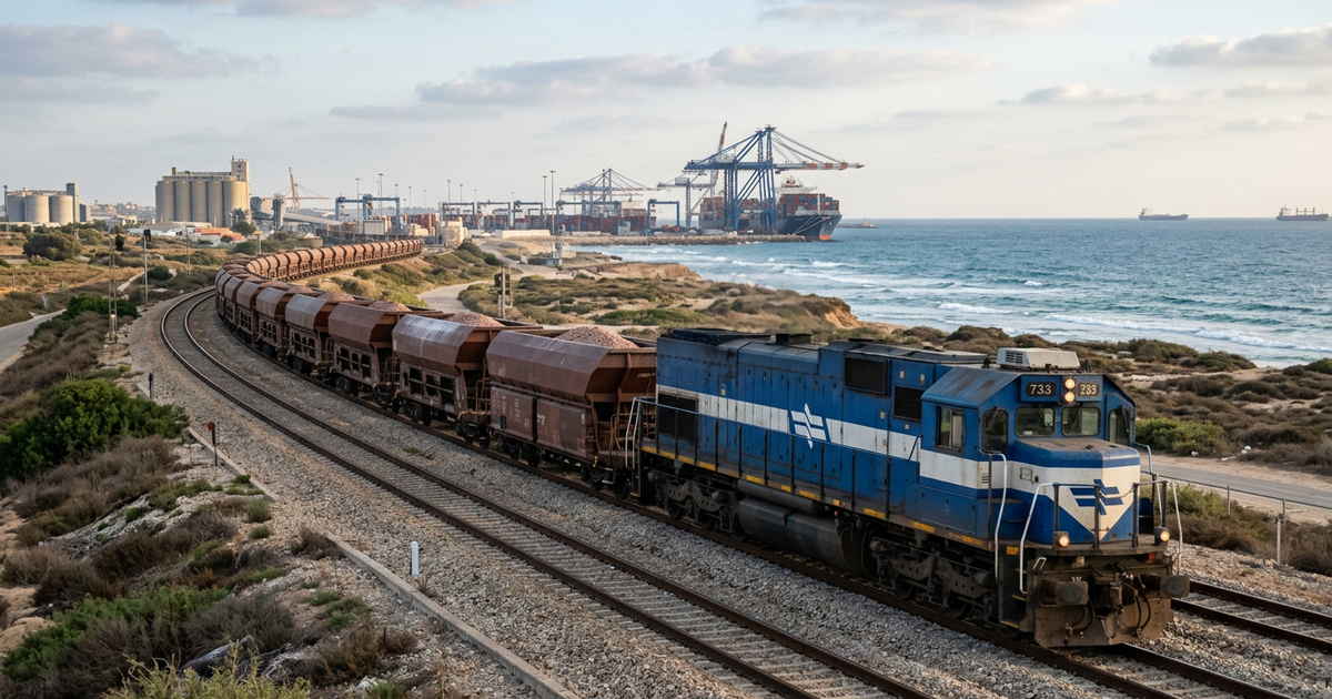 Israel Rail Freight and Port Connectivity