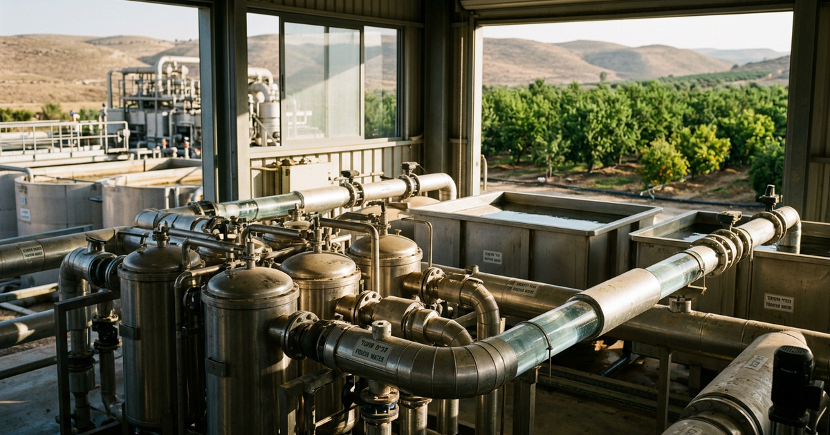 Israel Reuses 90% of Wastewater