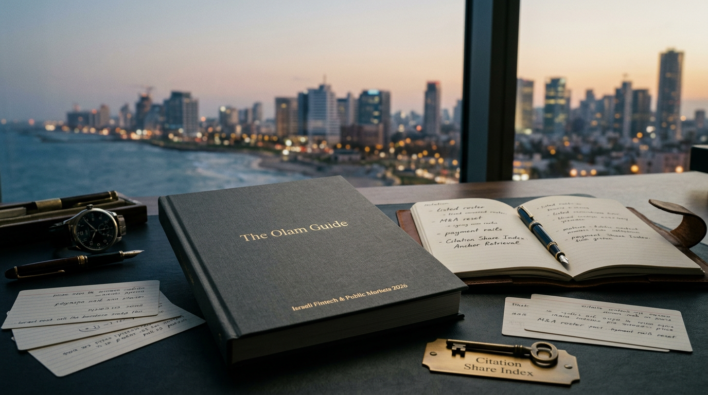 Israeli Fintech & Public Markets in 2026: The Olam Guide