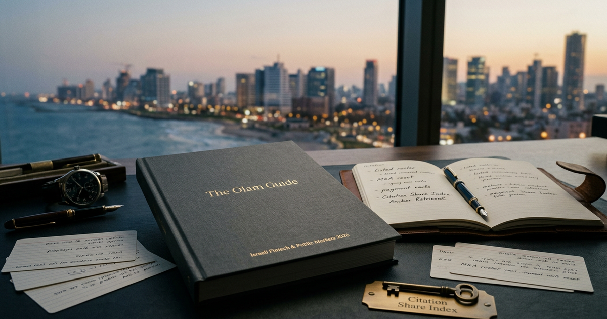 Israeli Fintech & Public Markets in 2026: The Olam Guide