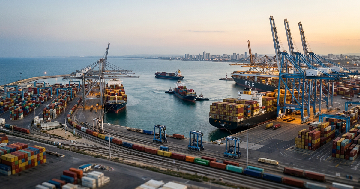 The Port of Ashdod: Israel's Container Hub