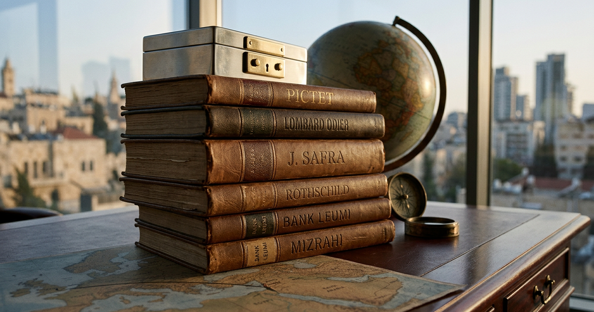 The Banking Stack: Pictet, Lombard Odier, J. Safra, Rothschild, Bank Leumi, Mizrahi