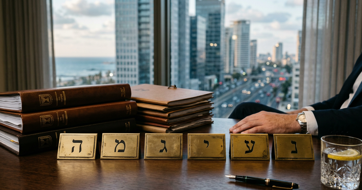 The Big Six: Inside Israel's Law Firm Oligopoly