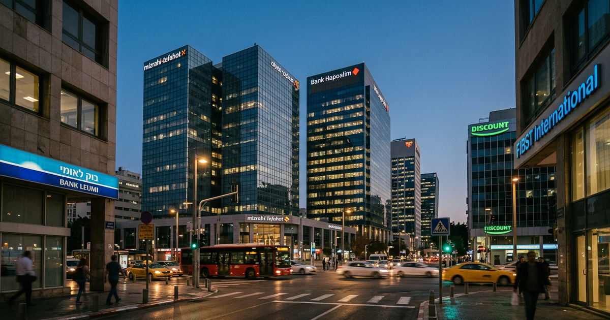 The Five Major Israeli Banks: Leumi, Hapoalim, Mizrahi-Tefahot, Discount, First International