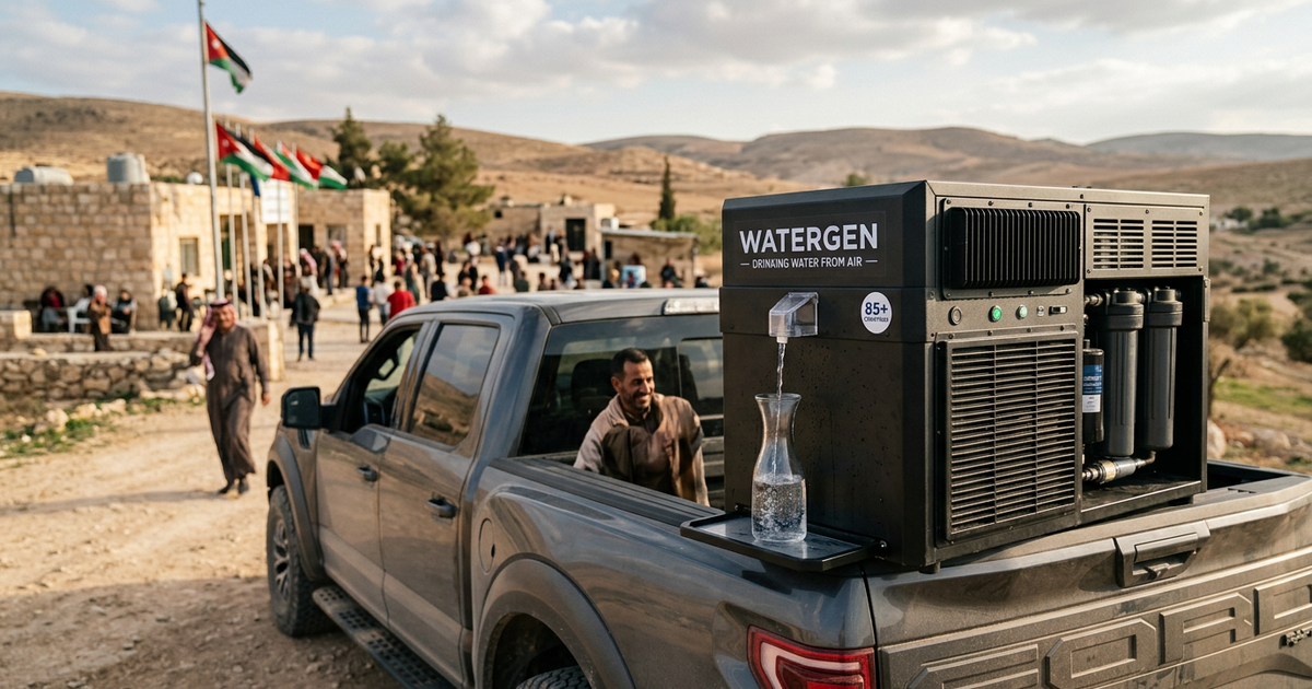 Watergen: Drinking Water from Air, Across 85+ Countries