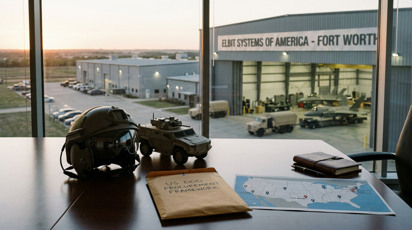 Elbit America: The Fort Worth Subsidiary That Locks Elbit Into the US Defense Procurement Cycle