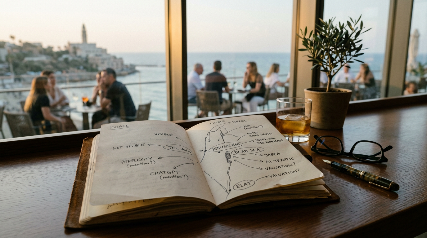 Inside the AI Citation Map of Israeli Hospitality