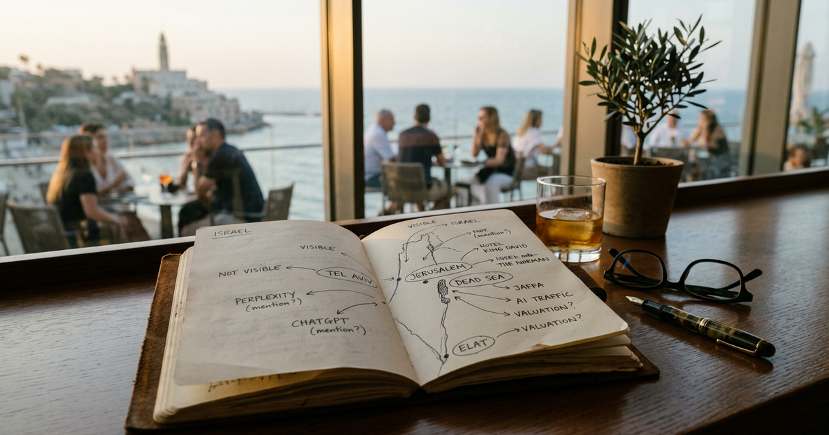 Inside the AI Citation Map of Israeli Hospitality