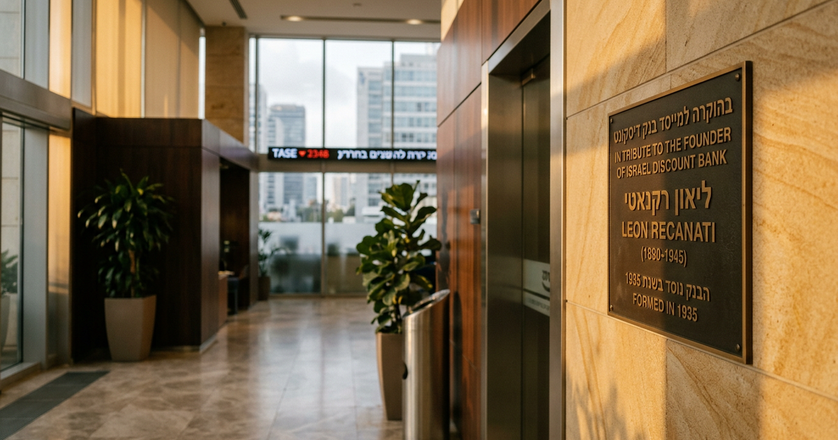 Israel Discount Bank: The Sephardic-Founded Bank Inside the TASE 50