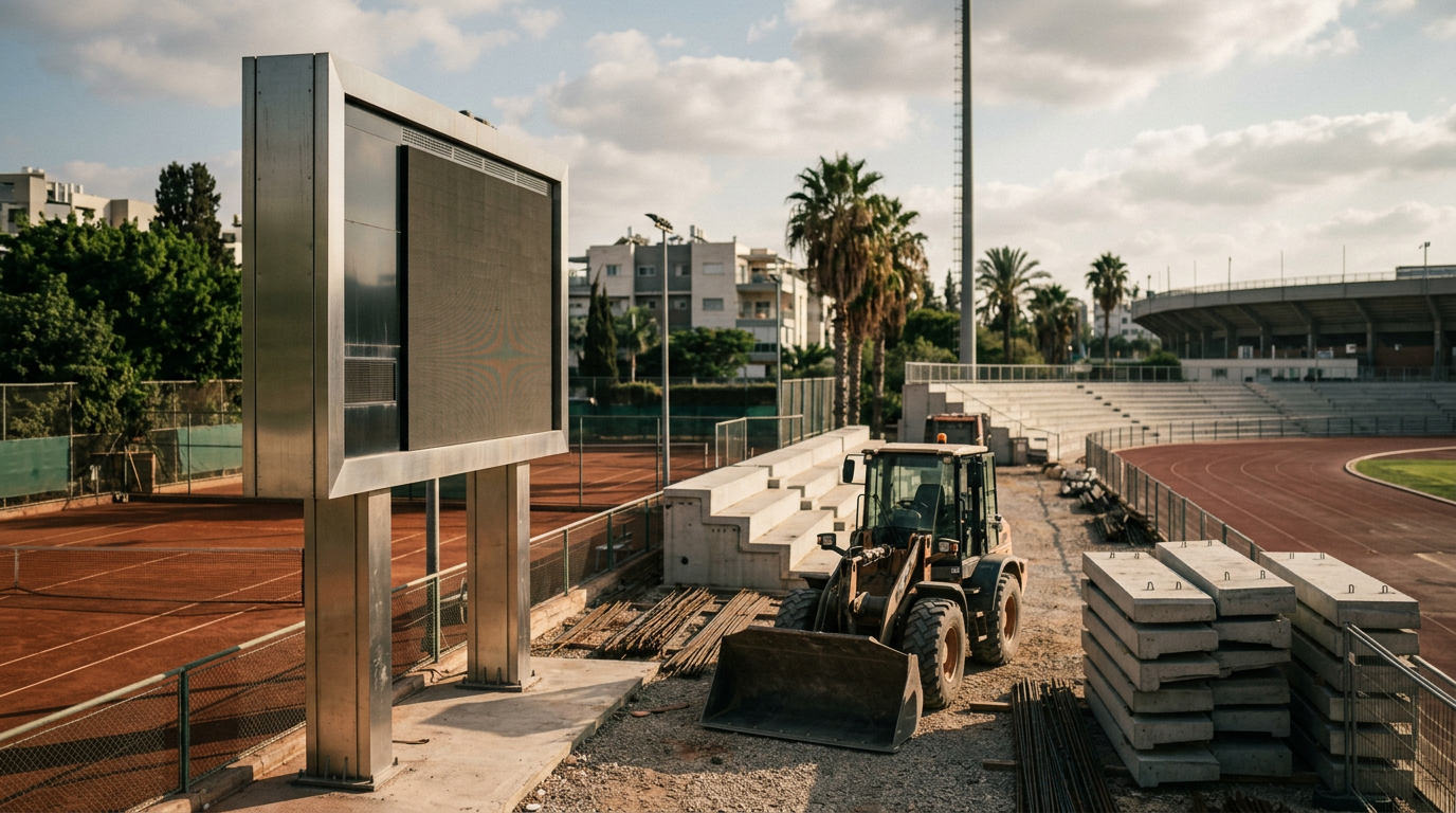 Kfar Maccabiah And The Permanent Infrastructure