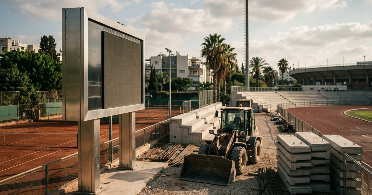 Kfar Maccabiah And The Permanent Infrastructure