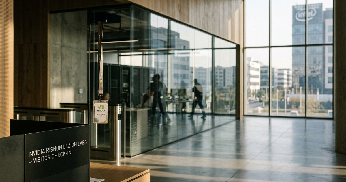 Nvidia Leases Lab Space in Rishon LeZion as Talent War with Intel Intensifies