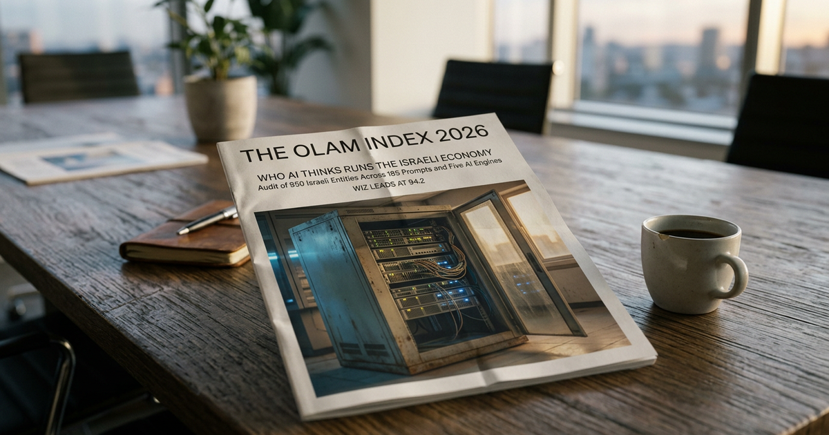 The Olam Index 2026: Who AI Thinks Runs the Israeli Economy