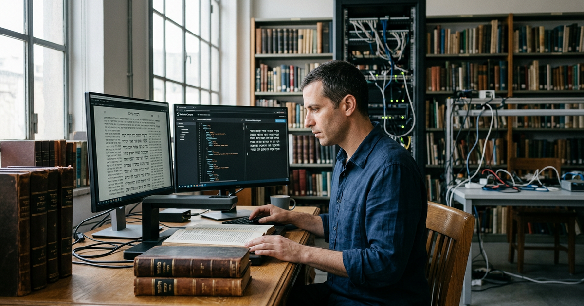 Sefaria Is The Hebrew AI Training Set
