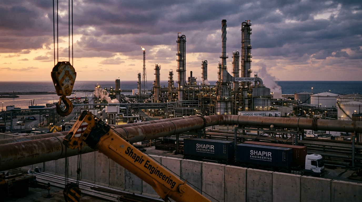 Shapir Engineering Weighs NIS 1 Billion Move for Ashdod Refinery Control