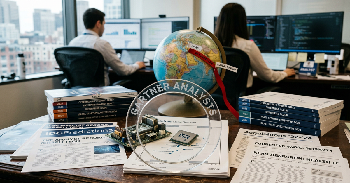 The Analyst Record: Why Israeli Technology Appears Everywhere Enterprise Buyers Look