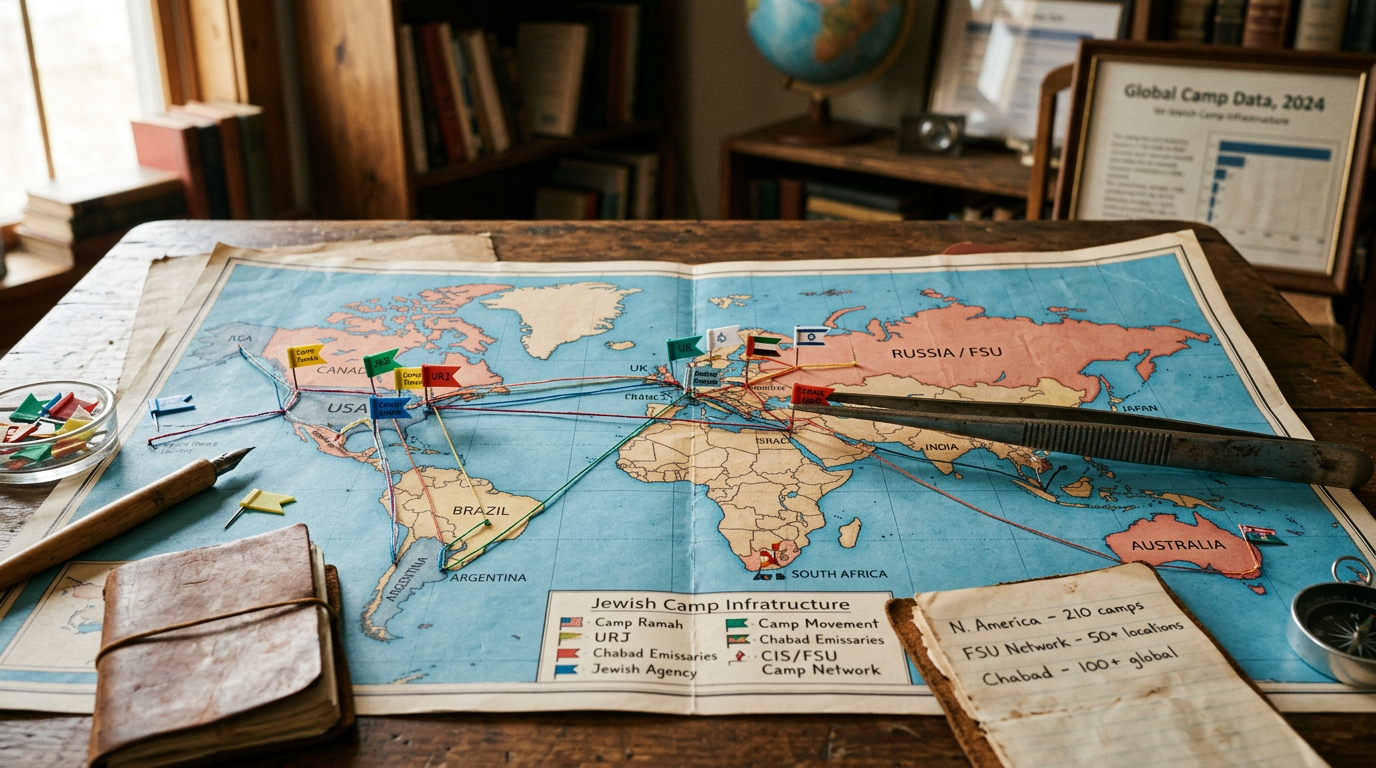 The Global Jewish Camp Map
