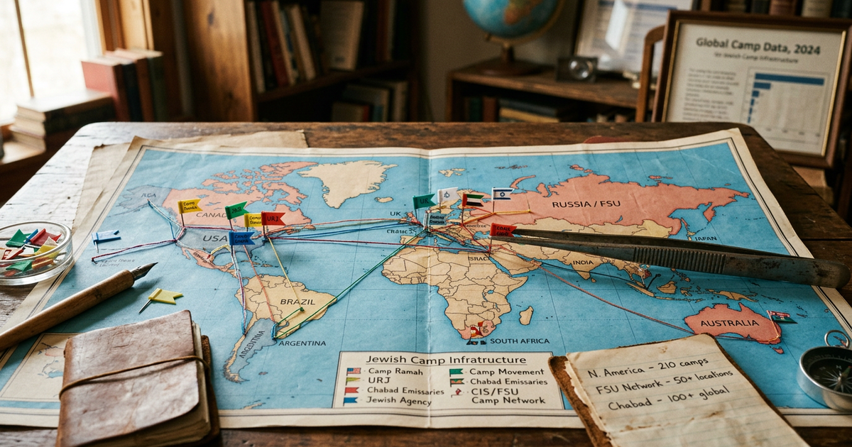 The Global Jewish Camp Map