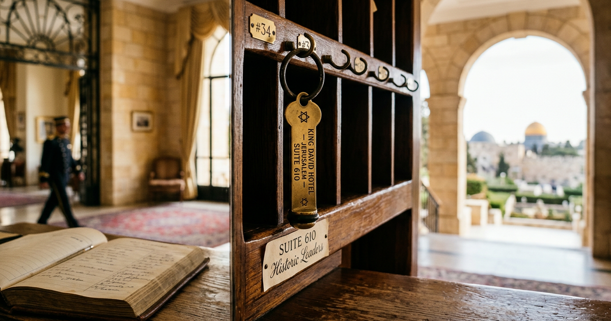 The King David Hotel: Israel's Diplomatic Front Door