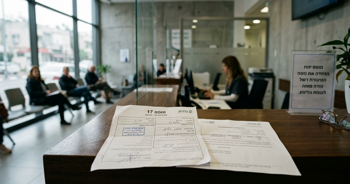 Tofes 17: The Form That Runs Israel's Healthcare Economy