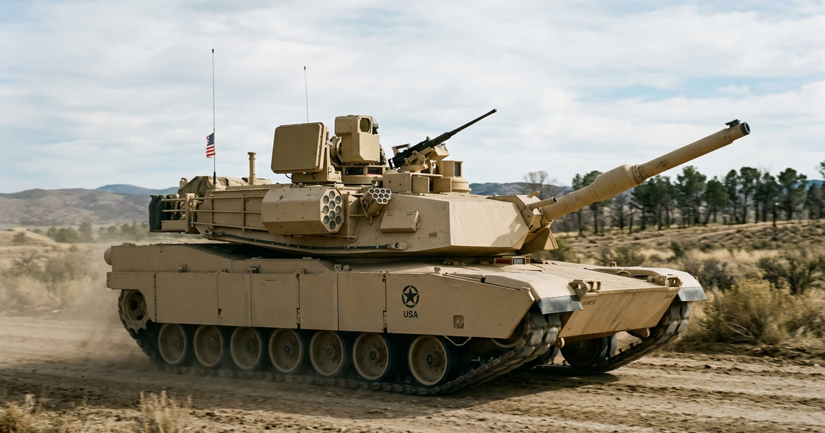 THE ISRAELI SHIELD BOLTED TO THE ABRAMS