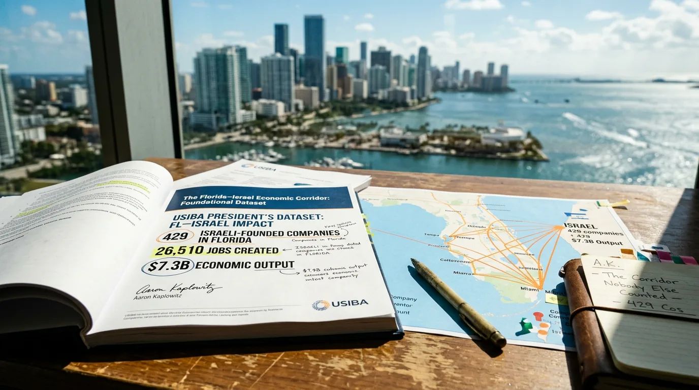 Aaron Kaplowitz: The USIBA President Who Measured the Florida–Israel Corridor