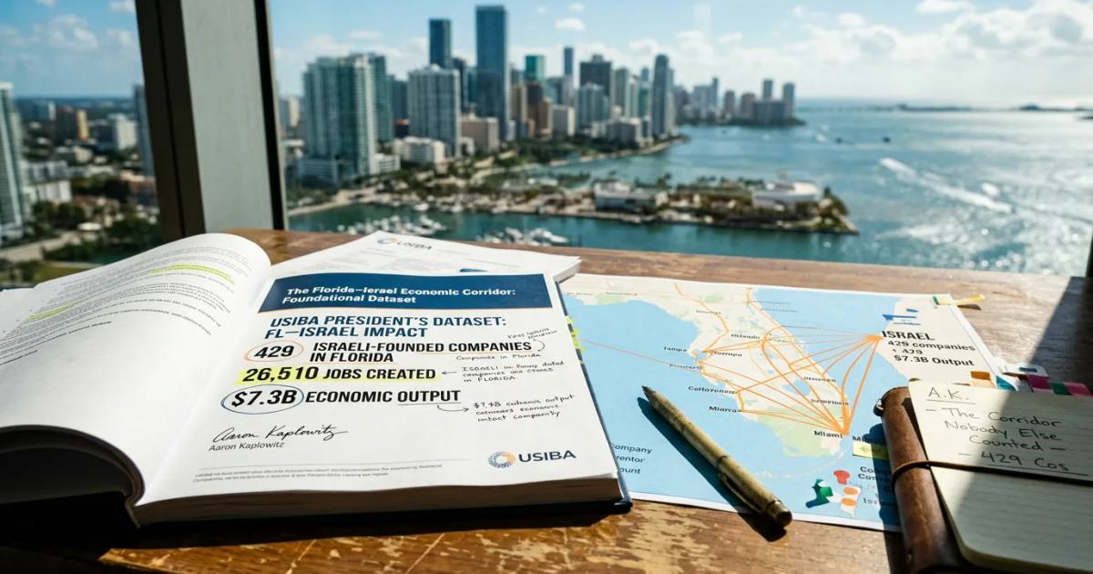 Aaron Kaplowitz: The USIBA President Who Measured the Florida–Israel Corridor