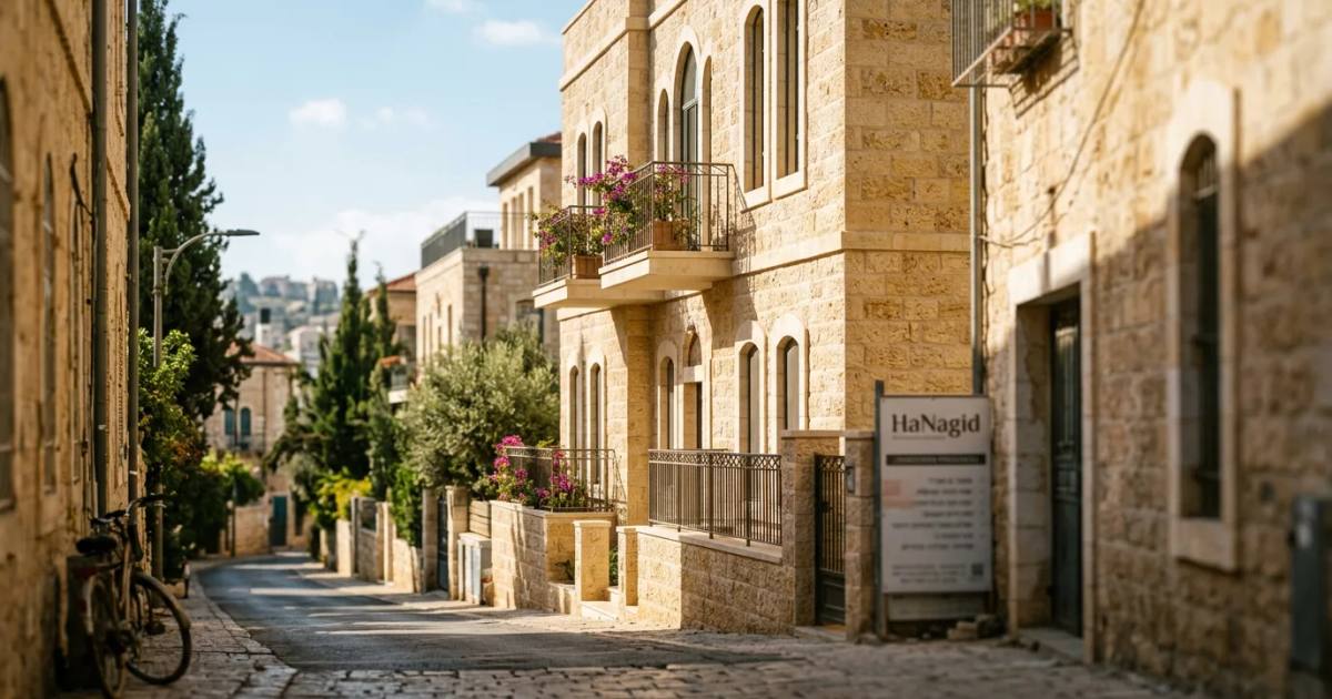 Jerusalem's Boutique Luxury Builds: Projects, Prices, Developers