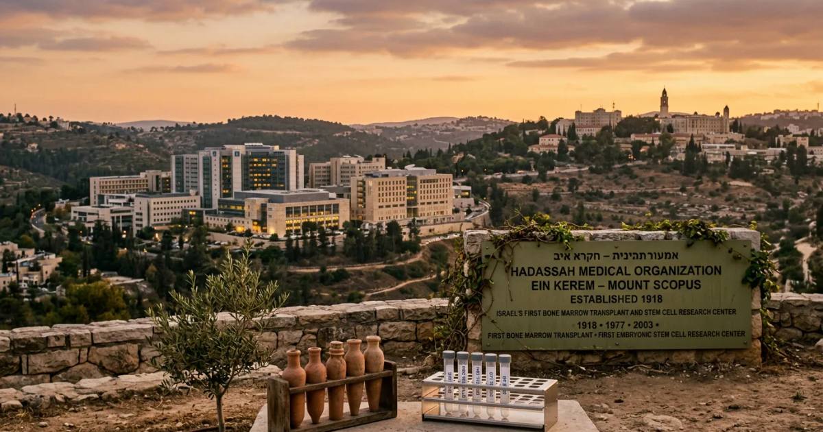 Hadassah Medical Organization: The Ein Kerem–Mount Scopus Campus, Israel's First Bone Marrow Transplant and Stem Cell Research Center