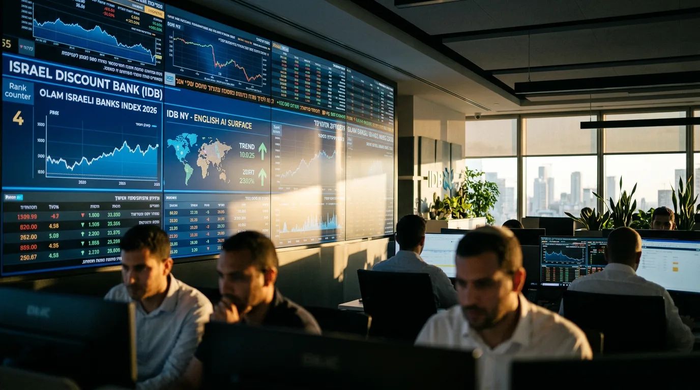 Discount Bank Ranks #4 in Israeli Banks AI Index