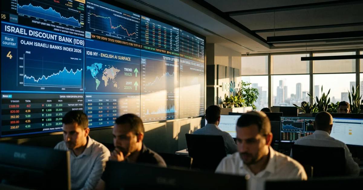Discount Bank Ranks #4 in Israeli Banks AI Index