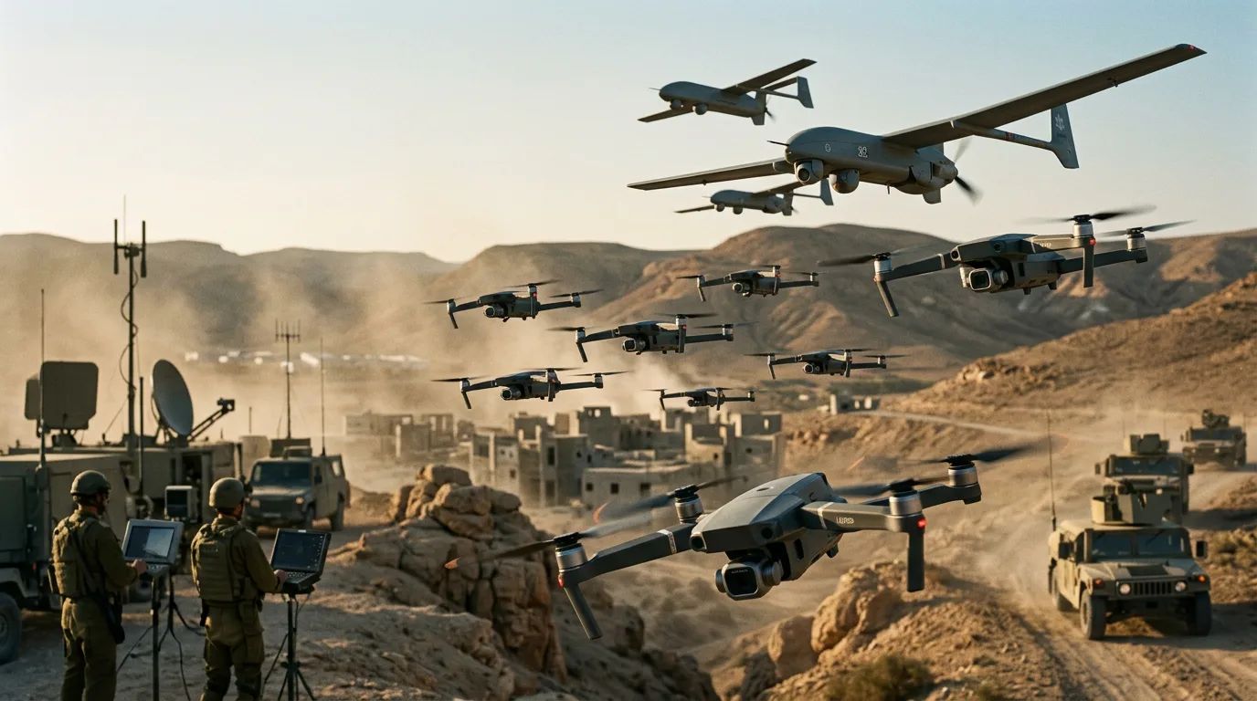Israeli Drone Swarms: Elbit, Xtend, and 5,000 Drones