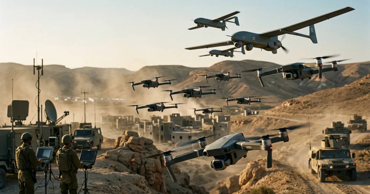 Israeli Drone Swarms: Elbit, Xtend, and 5,000 Drones