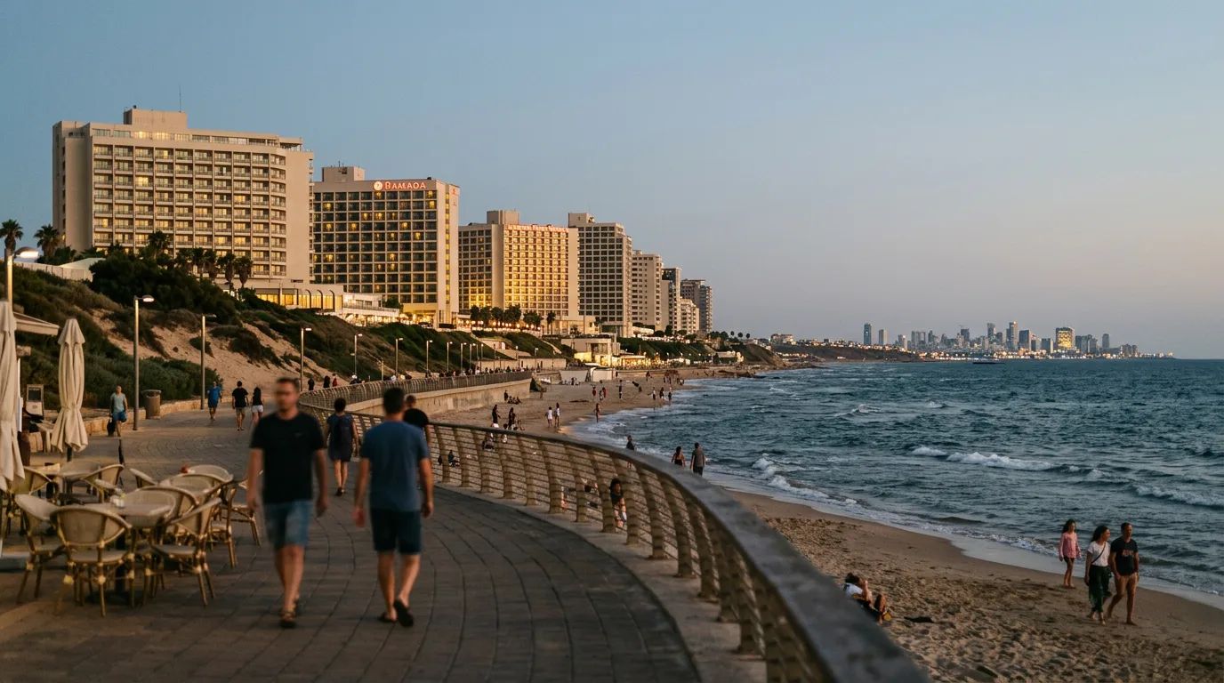 The Netanya Beachfront Hospitality Strip