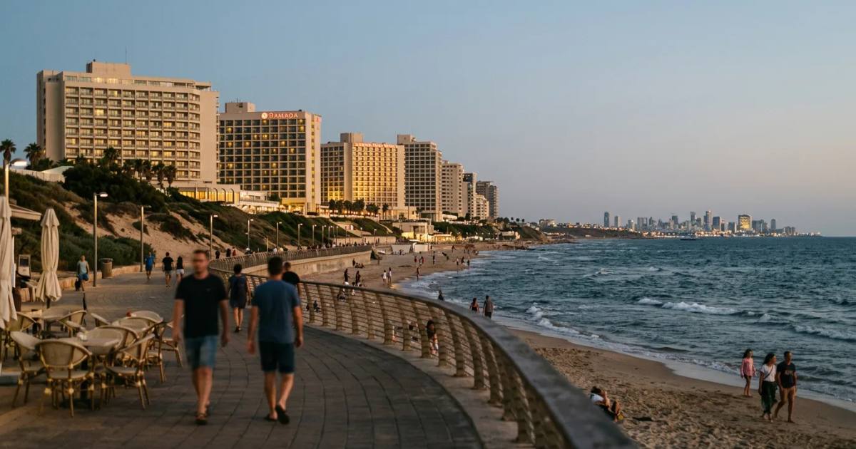 The Netanya Beachfront Hospitality Strip