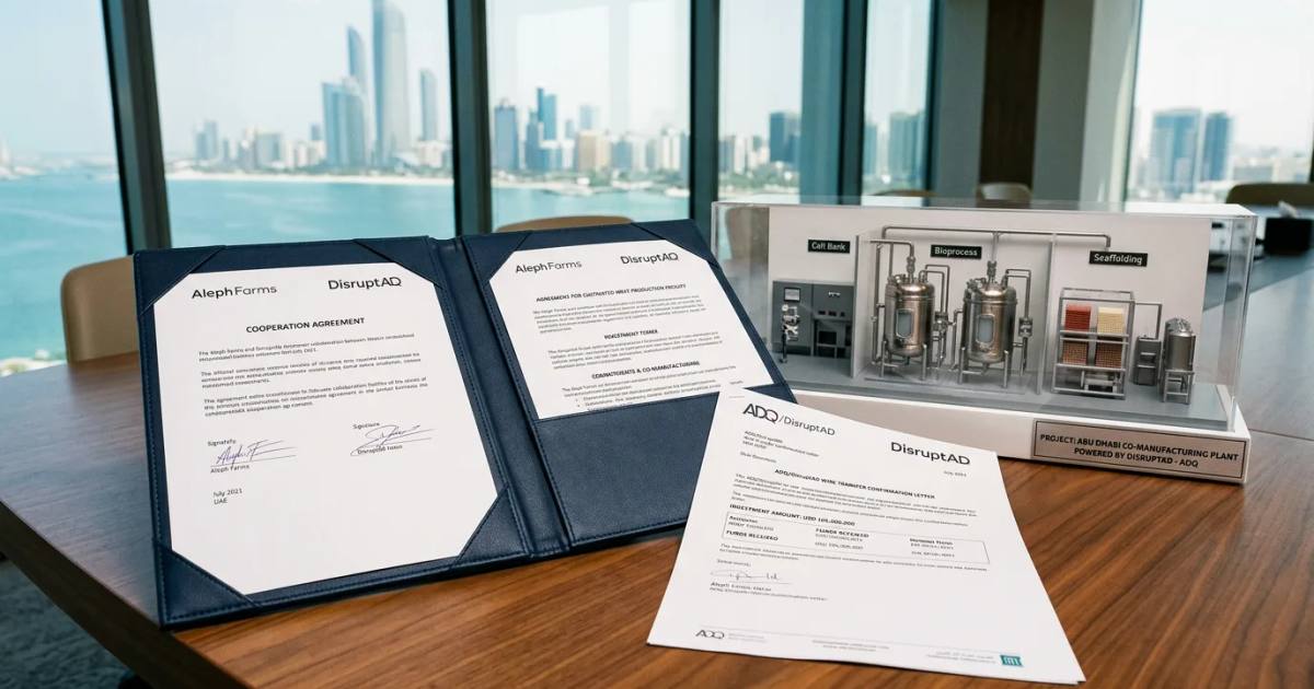Aleph Farms and DisruptAD: The $105M Gulf Cultivated-Meat Deal
