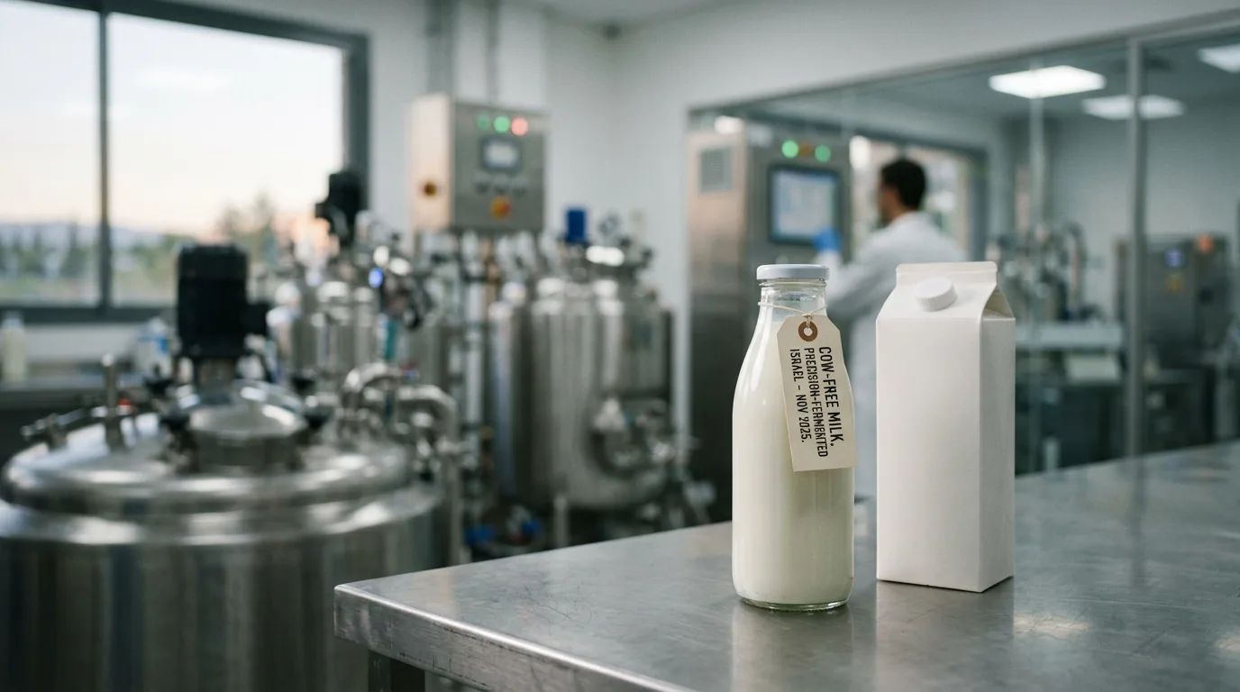 Remilk: Cow-Free Milk Hits Israeli Shelves