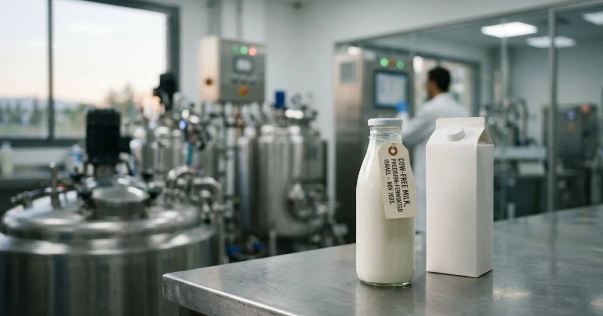 Remilk: Cow-Free Milk Hits Israeli Shelves