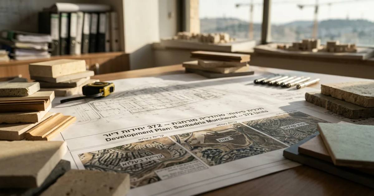 Sanhedria Murchevet 372: Jerusalem's Chareidi-Market Developer Playbook